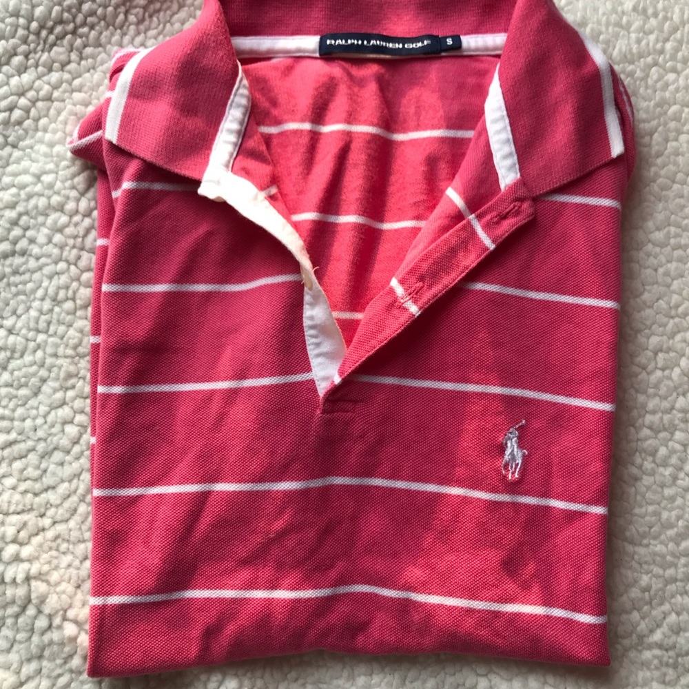 vintage polo Ralph Lauren striped collar shirt top
